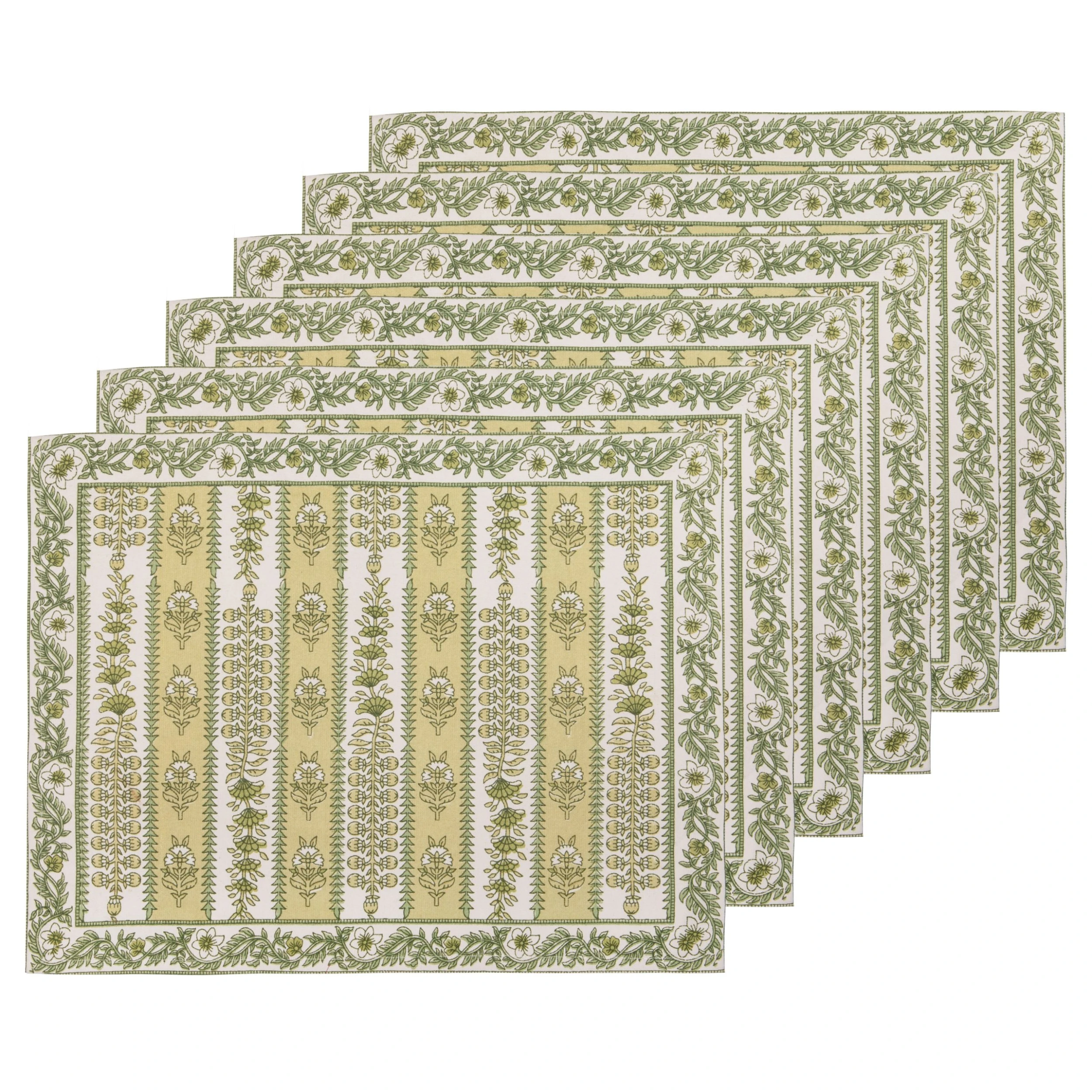 Avignon Placemats Pistache, Set Of 6 2 Avignon Placemats Pistache, Set Of 6 - Image 2