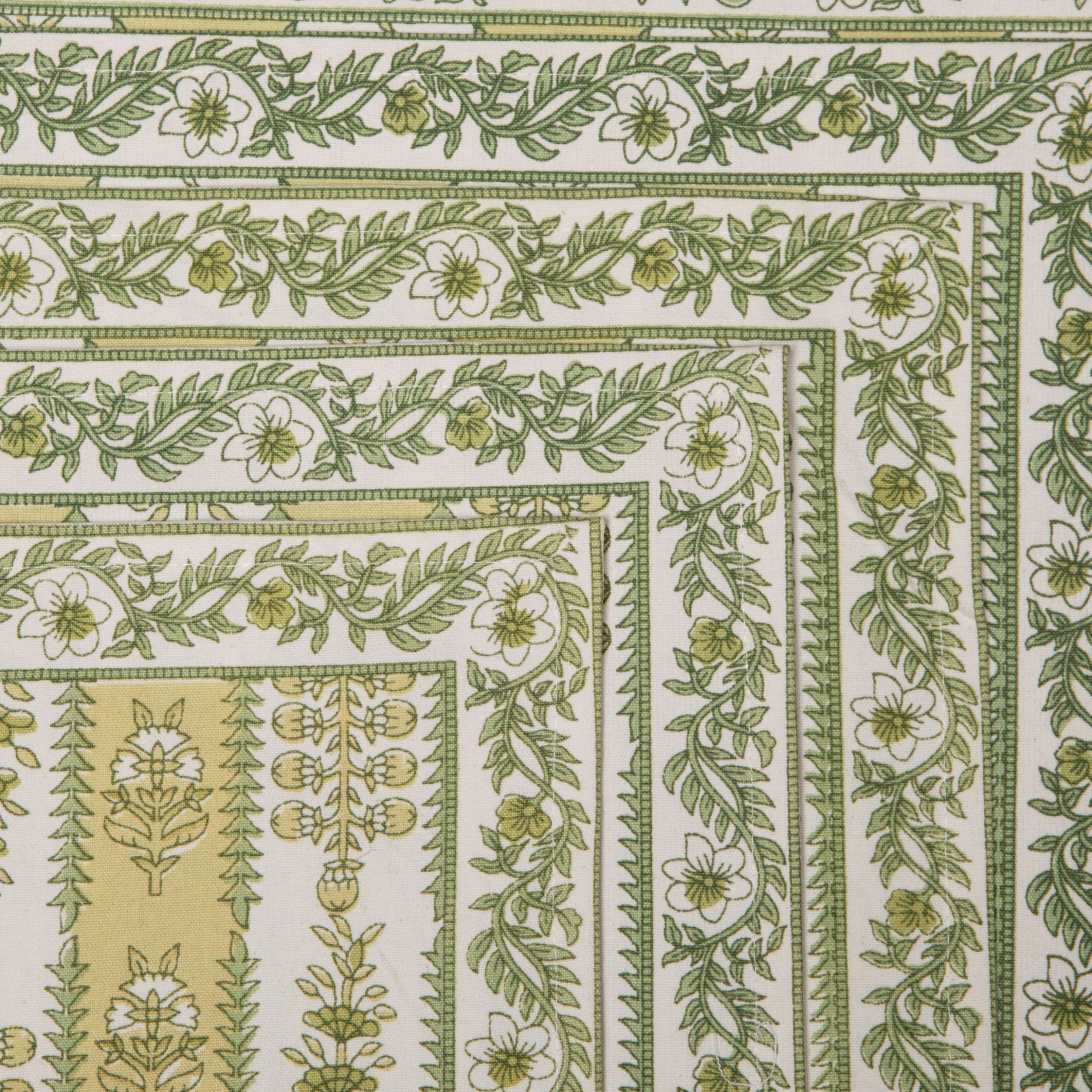 Avignon Placemats Pistache, Set Of 6 3 Avignon Placemats Pistache, Set Of 6 - Image 3