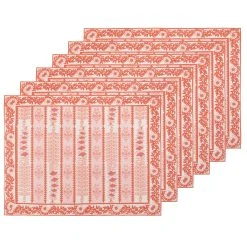 Avignon Placemats Pink City, Set Of 6 5 Avignon Placemats Pink City, Set Of 6 -table supplies shop placemat3