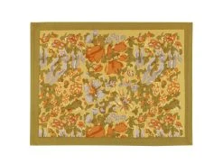 Jardin Placemats Mustard & Grey, Set Of 6