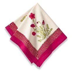 Poppies Napkins, Set Of 6