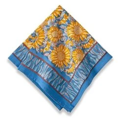 Sunflower Napkins Yellow & Blue, Set Of 6