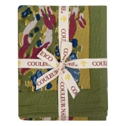 Jardin Tea Towels Blue & Vert, Set Of 3 -table supplies shop teatowel1