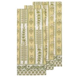 Avignon Tea Towels Pistache, Set Of 3