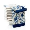 Granada Tea Towels Blue, Set Of 3