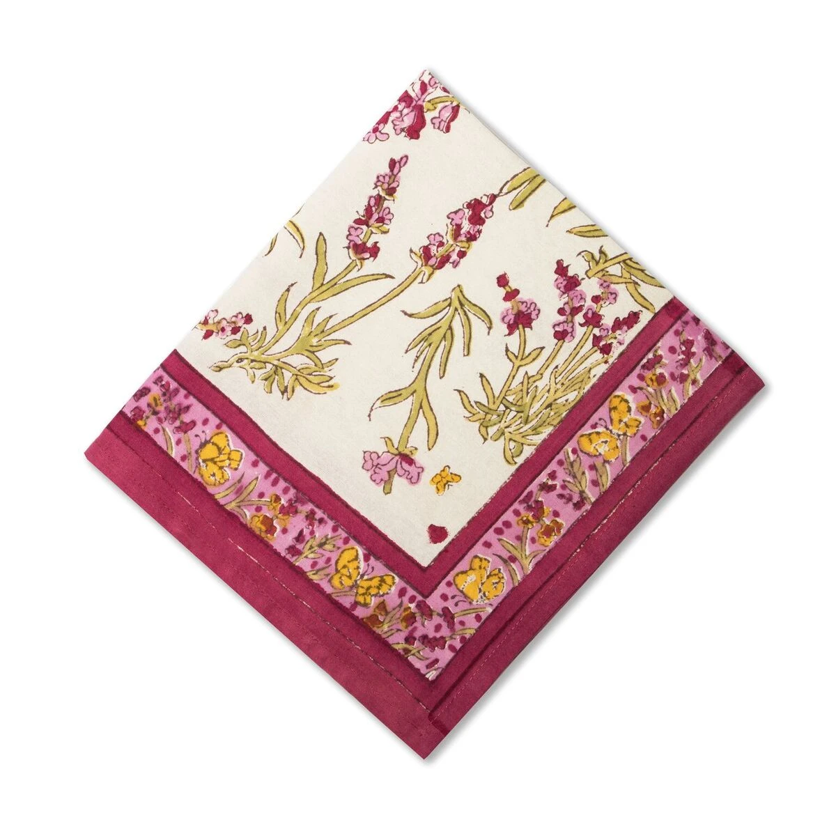 Papillon Napkins Rose, Set Of 6 1 Papillon Napkins Rose, Set Of 6