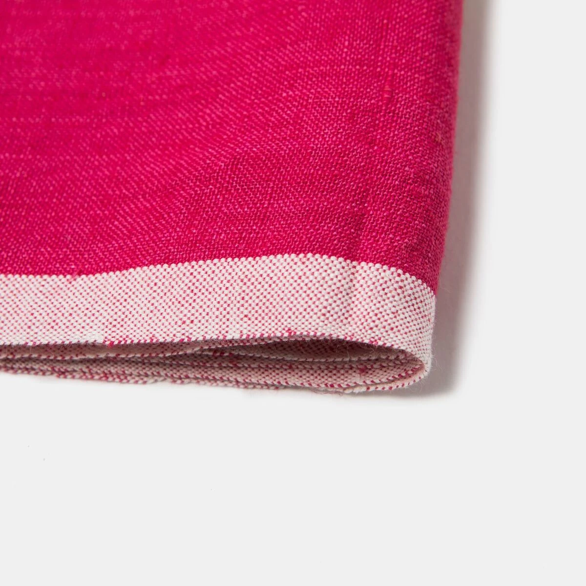 Laundered Linen Kitchen Towels Pink & Lime, Set Of 2 4 Laundered Linen Kitchen Towels Pink & Lime, Set Of 2 - Image 4